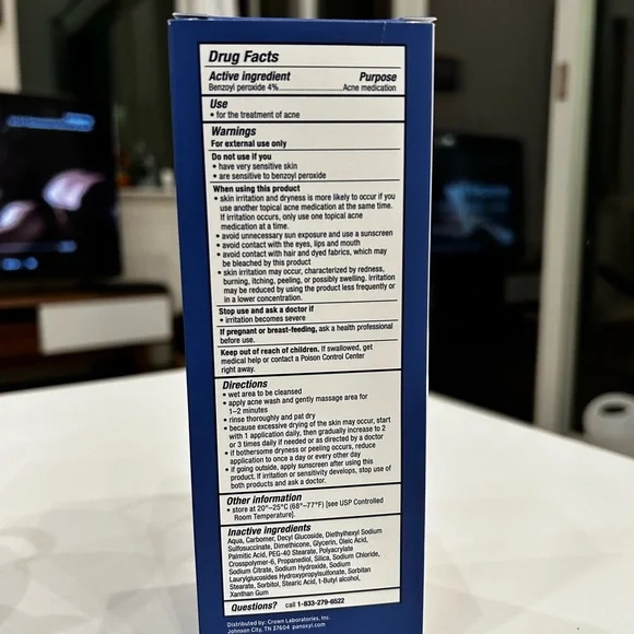 PanOxyl Acne Creamy Wash for Face & Body (SEALED) - Picture 5 of 6